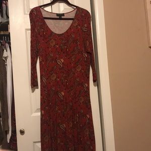 Orange/red dress Forever 21